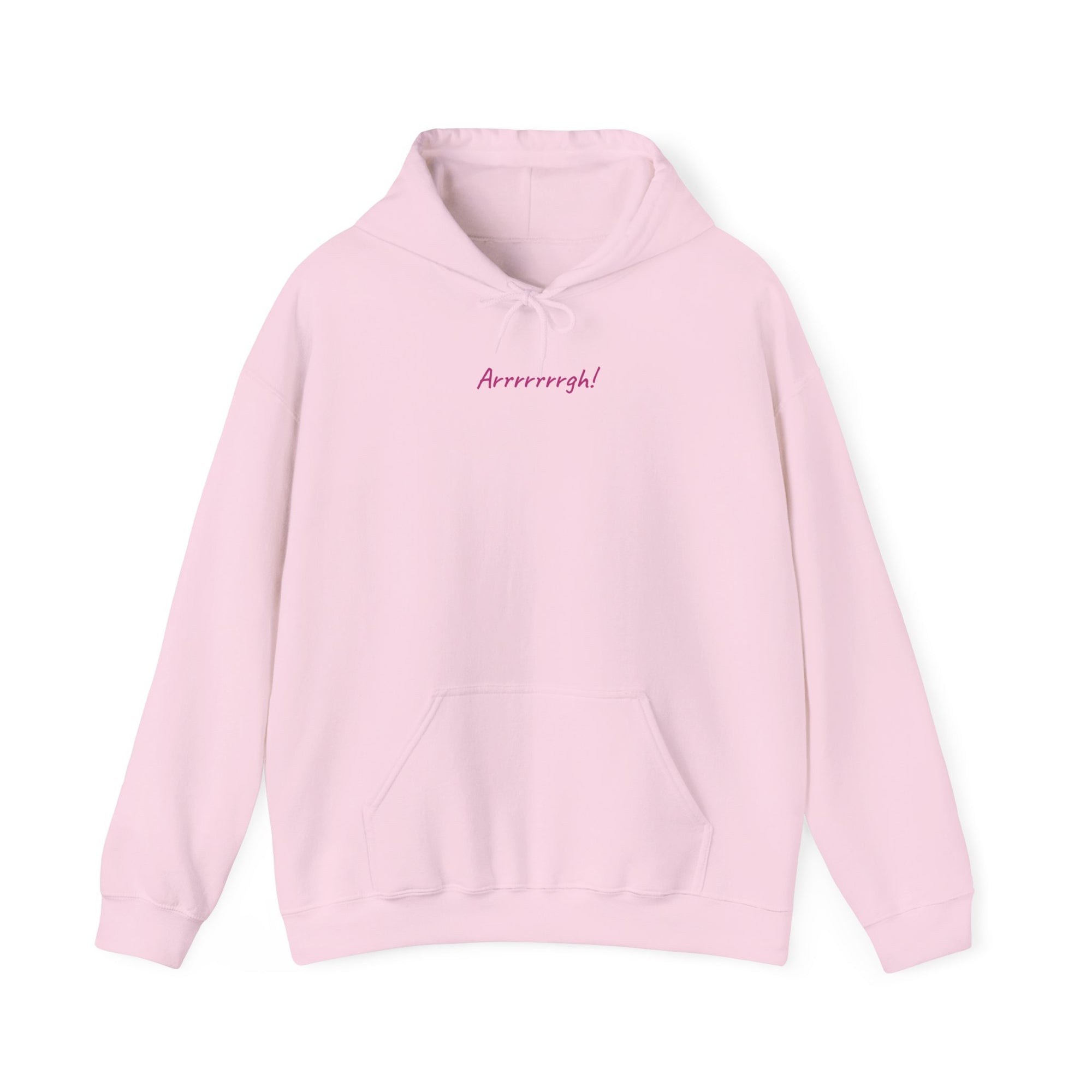 Argh! Unisex Hooded Sweatshirt - Pink
