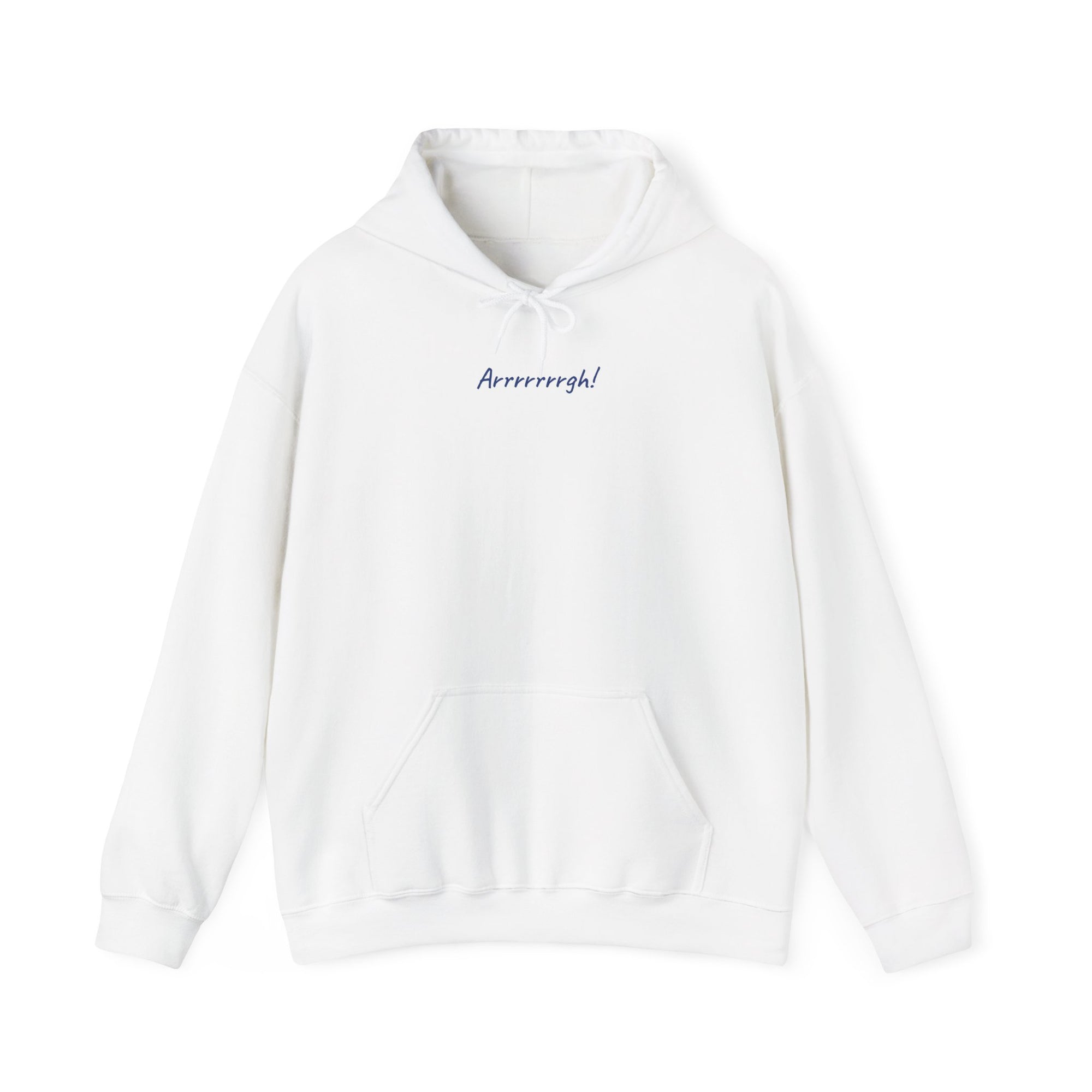 Argh! Unisex Hooded Sweatshirt - White