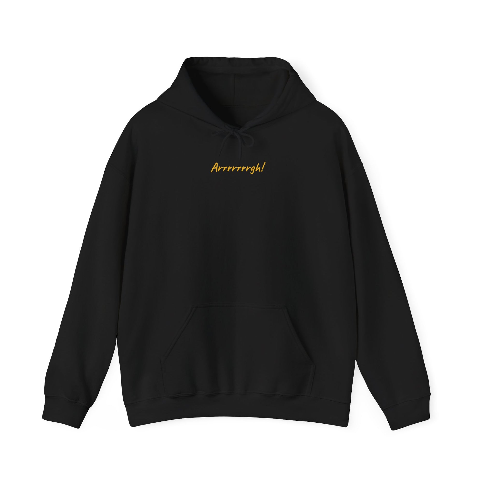Argh! Unisex Hooded Sweatshirt - Black