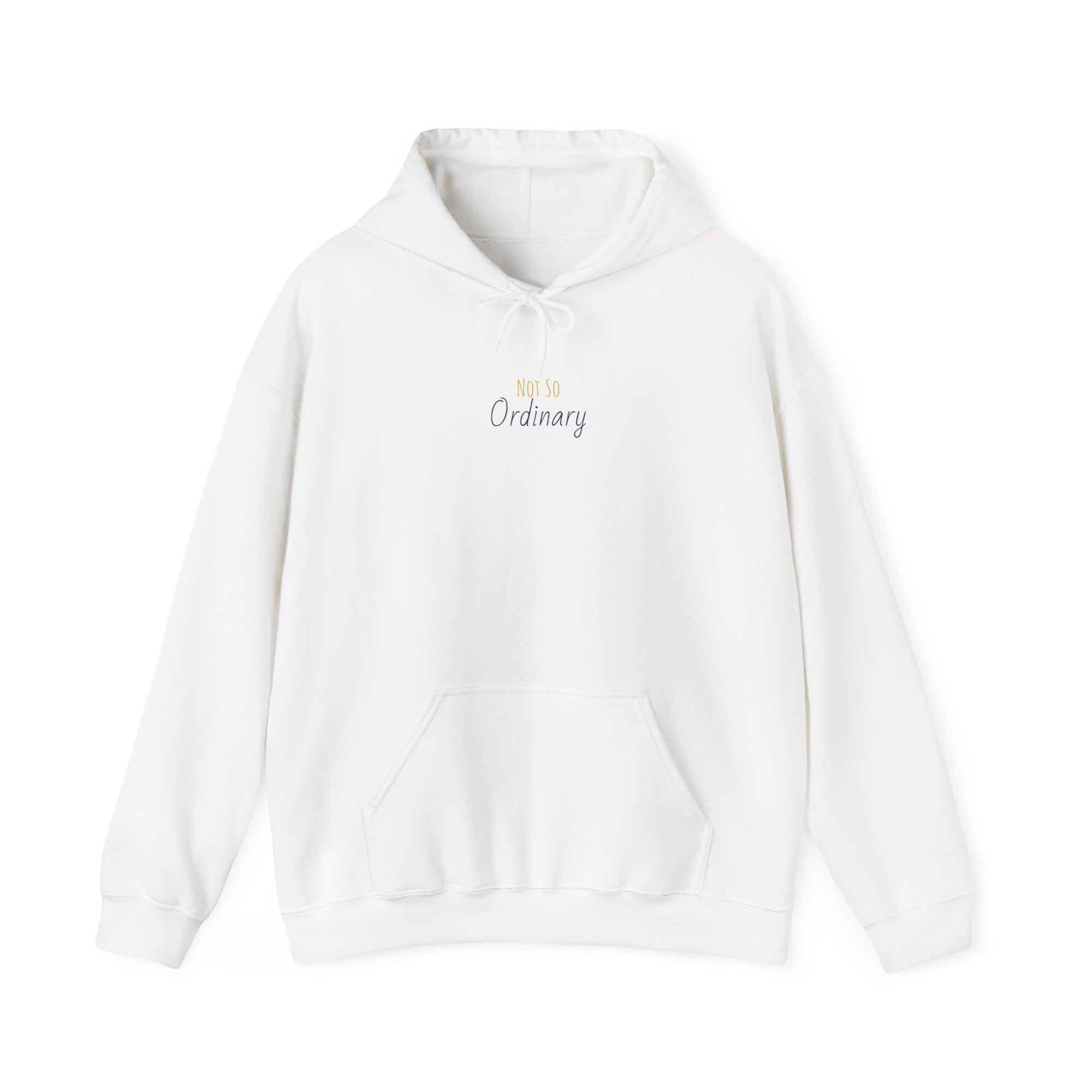 Ordinary Unisex Hooded Sweatshirt - White