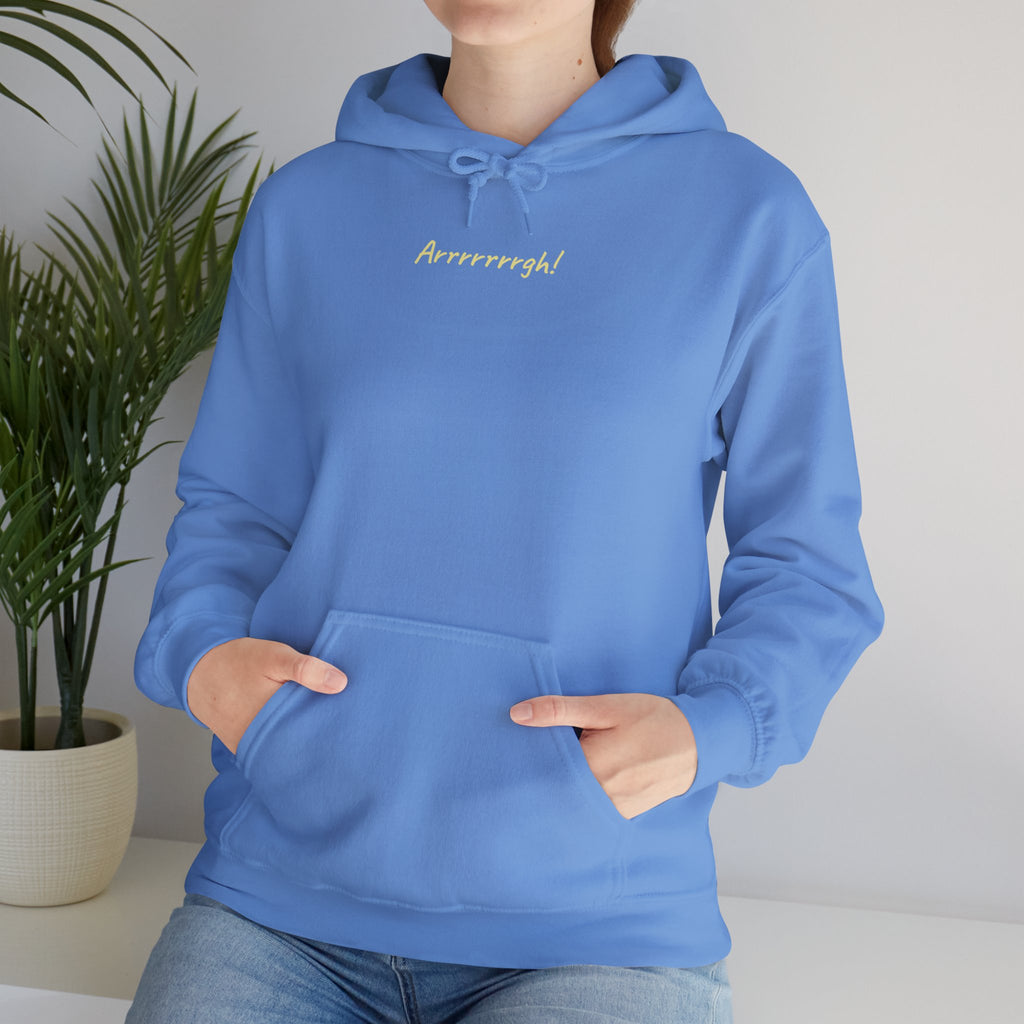 Argh! Unisex Hooded Sweatshirt - Blue