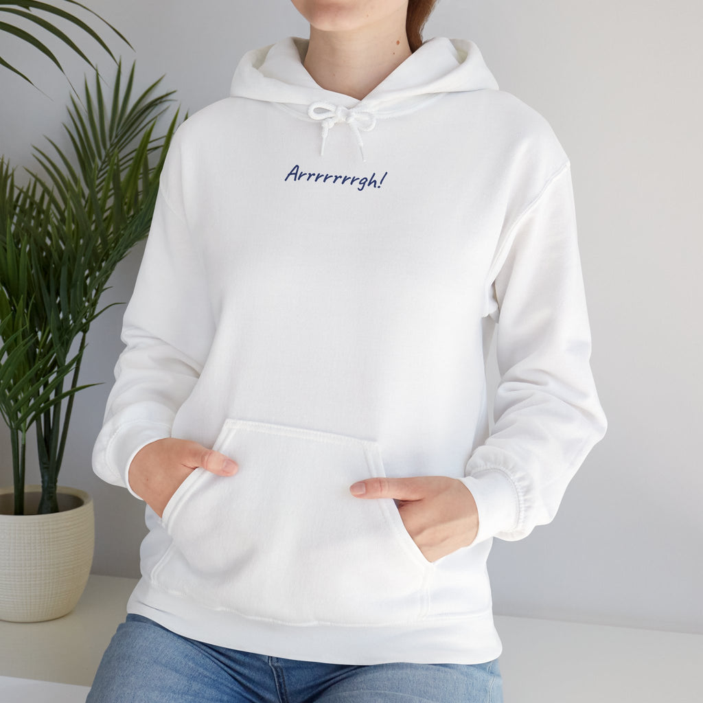 Argh! Unisex Hooded Sweatshirt - White