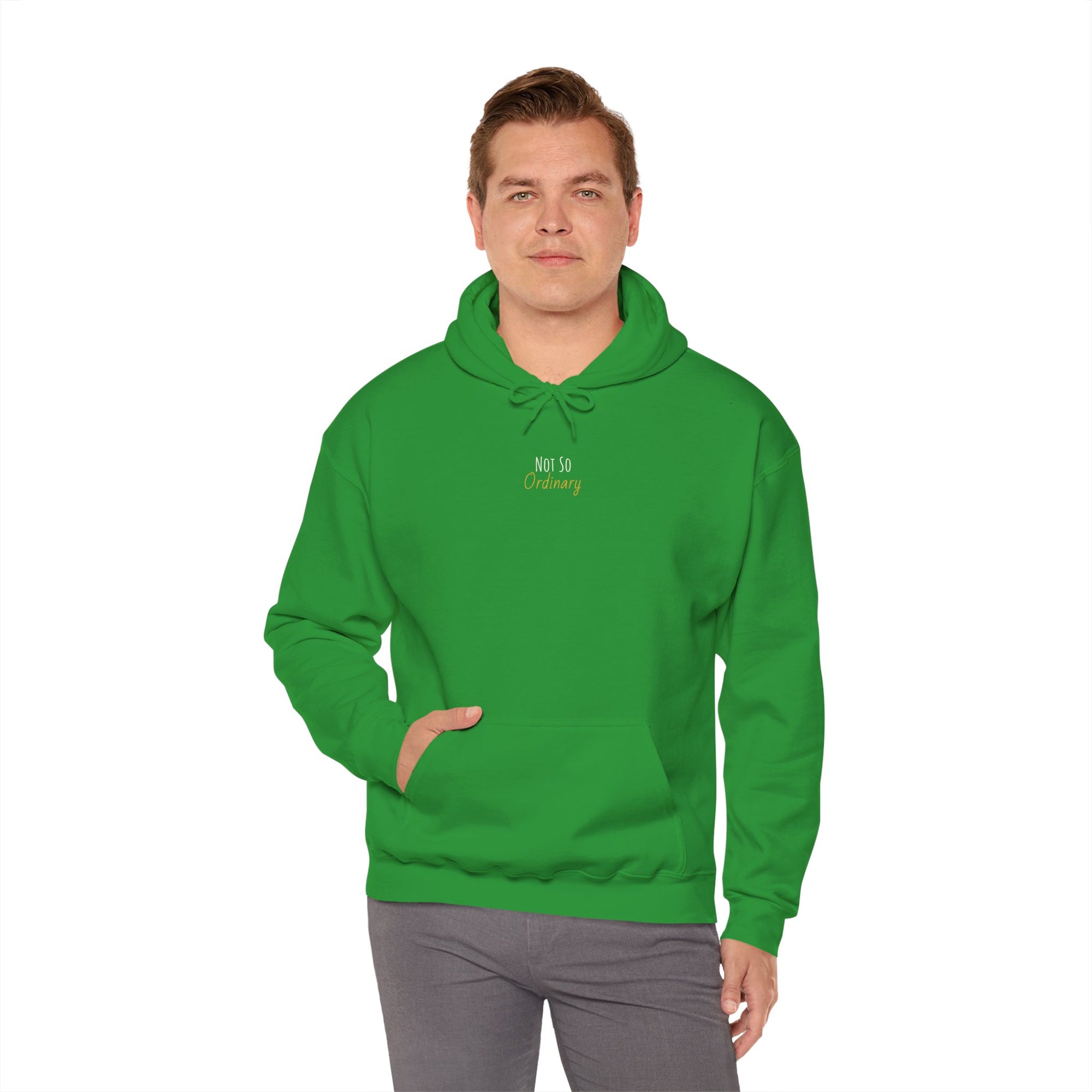 Ordinary Unisex Hooded Sweatshirt - Green