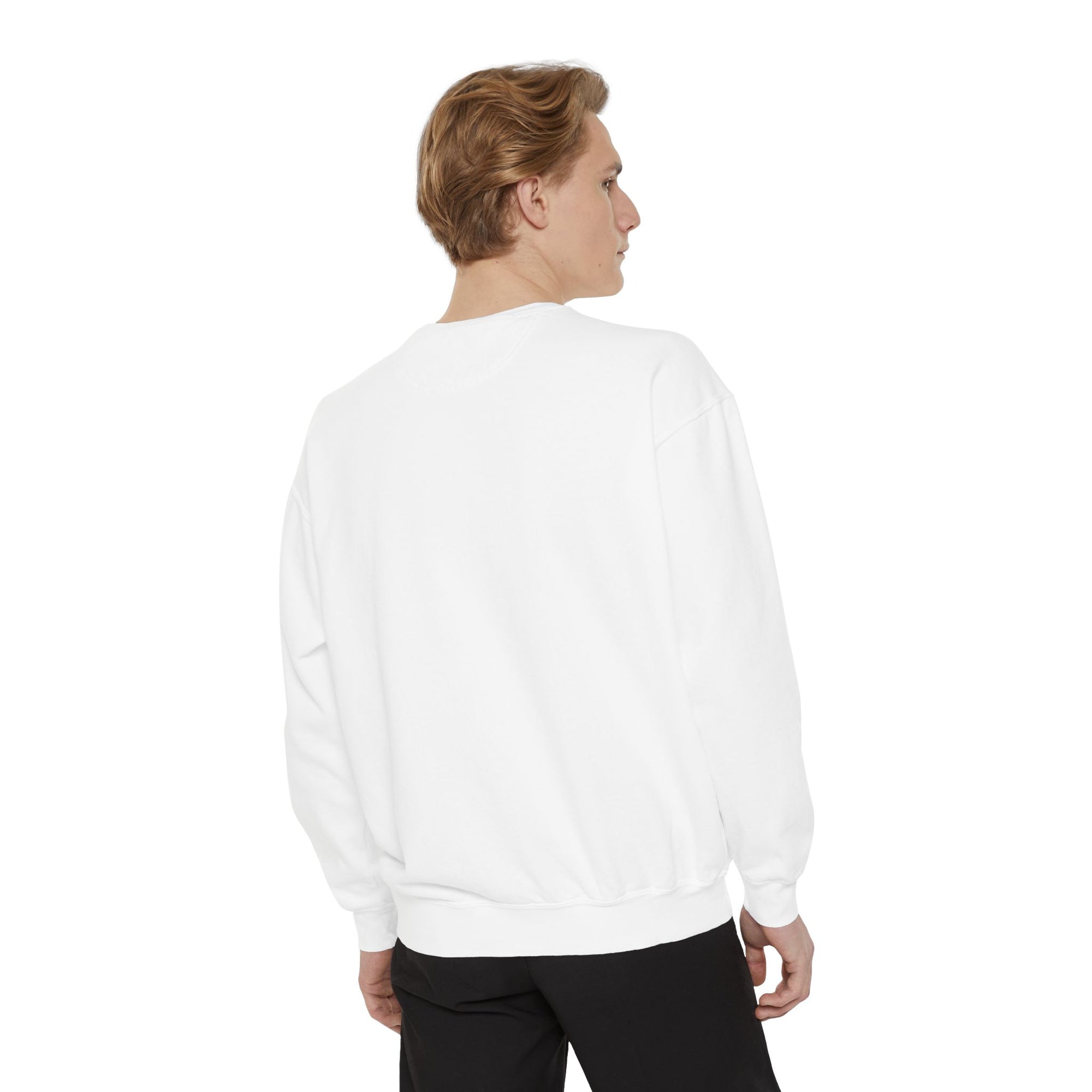 Cozy Garment-Dyed Sweatshirt, Everyday Jumper, Casual Pullover, Comfortable