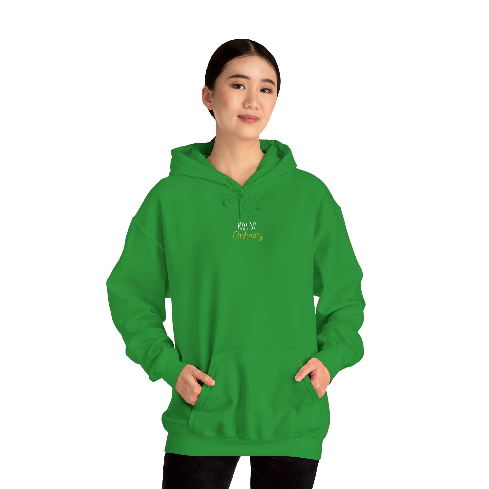 Ordinary Unisex Hooded Sweatshirt - Green