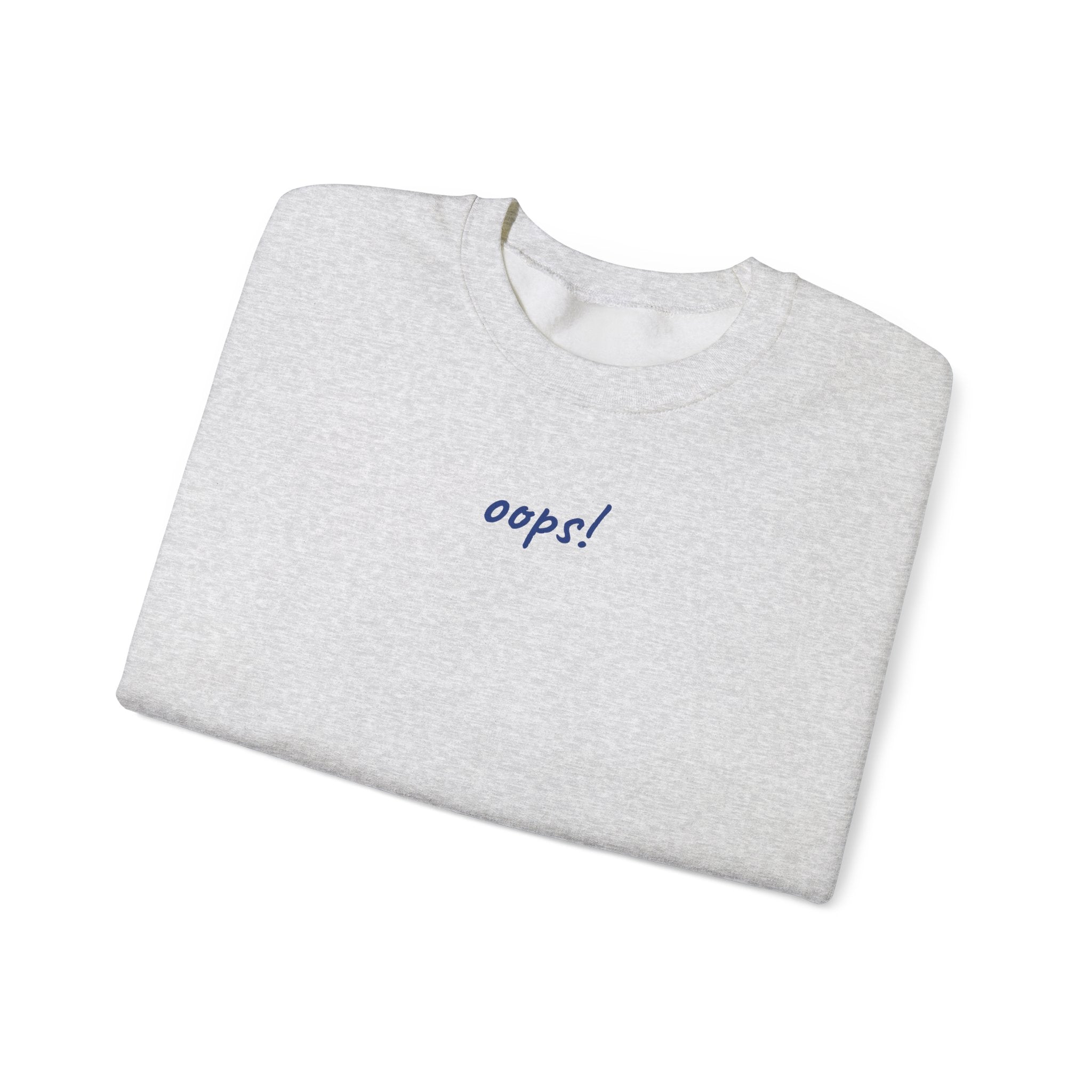 トップス ciatre sponsor sweat ASH Oops! Unisex Crewneck Sweatshirt - Ash – HoodiesLuxe