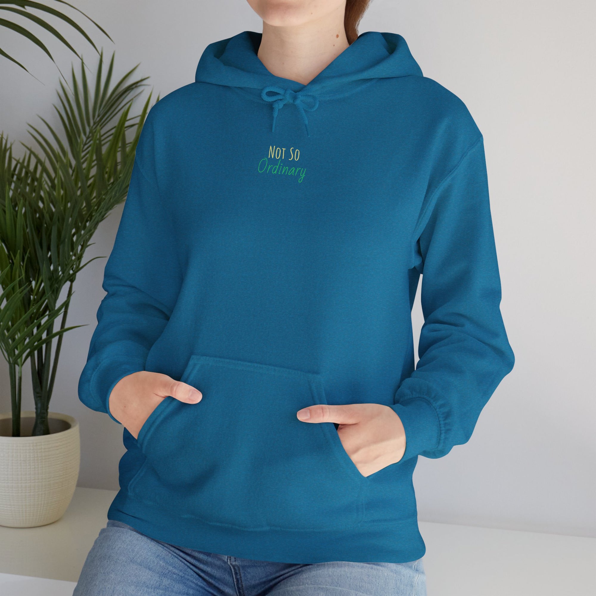 Ordinary Unisex Hooded Sweatshirt - Blue