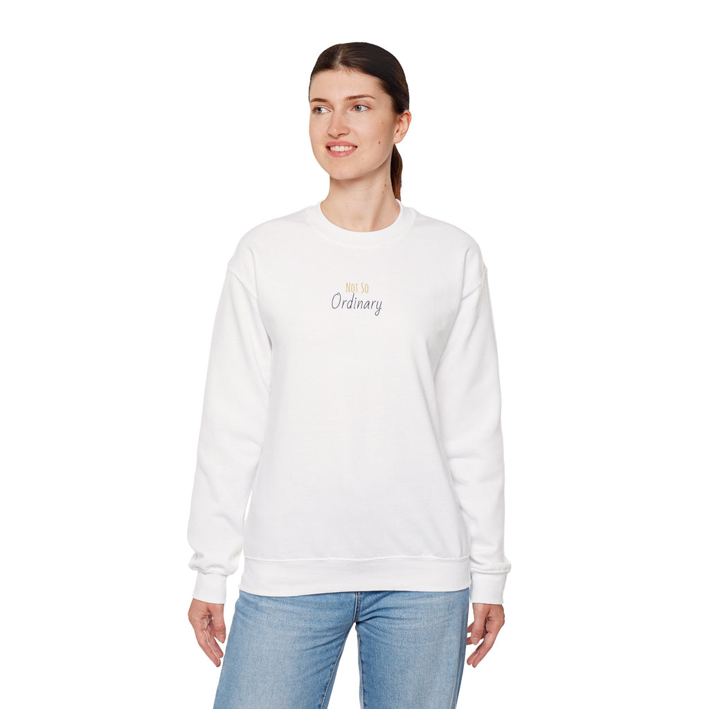 Ordinary Unisex Crewneck Sweatshirt - White