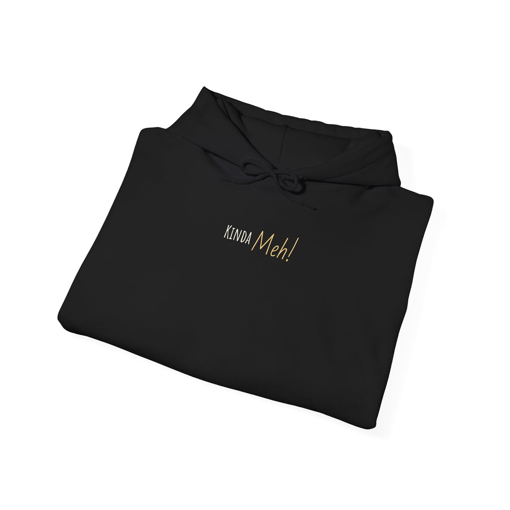 Meh Unisex Hooded Sweatshirt - Black