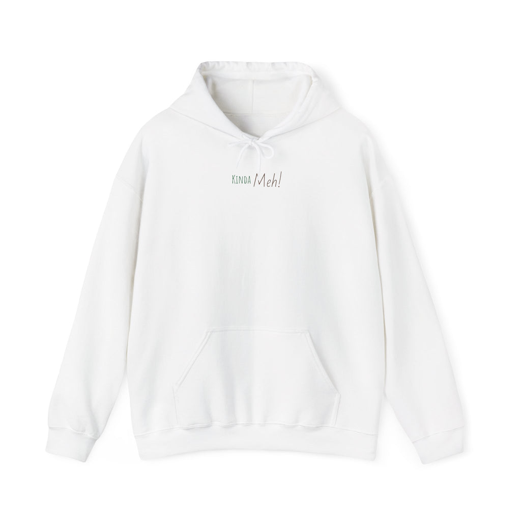 Meh Unisex Hooded Sweatshirt - White