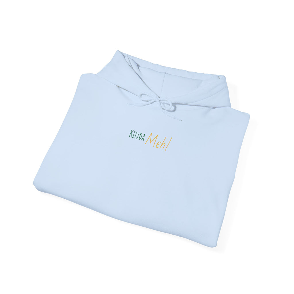 Meh Unisex Hooded Sweatshirt - Light Blue