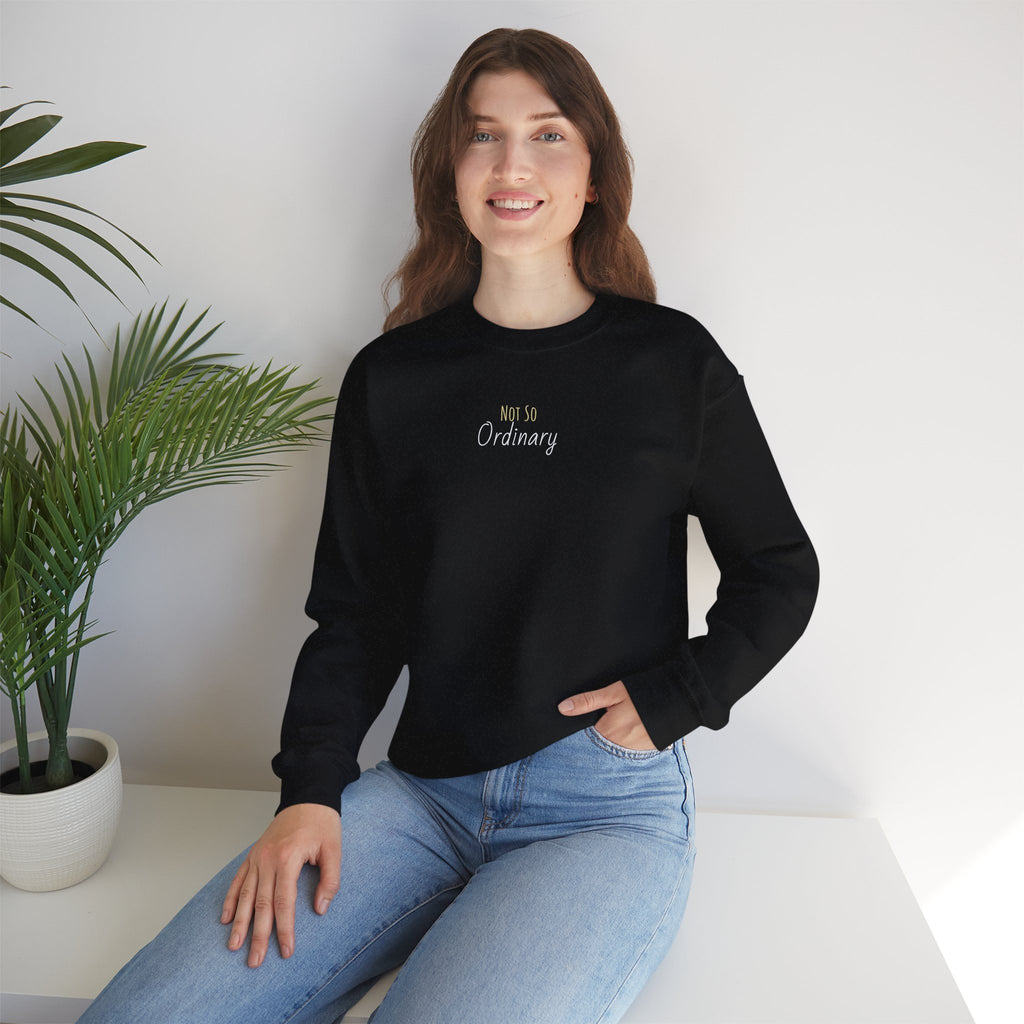 Ordinary Unisex Crewneck Sweatshirt - Black