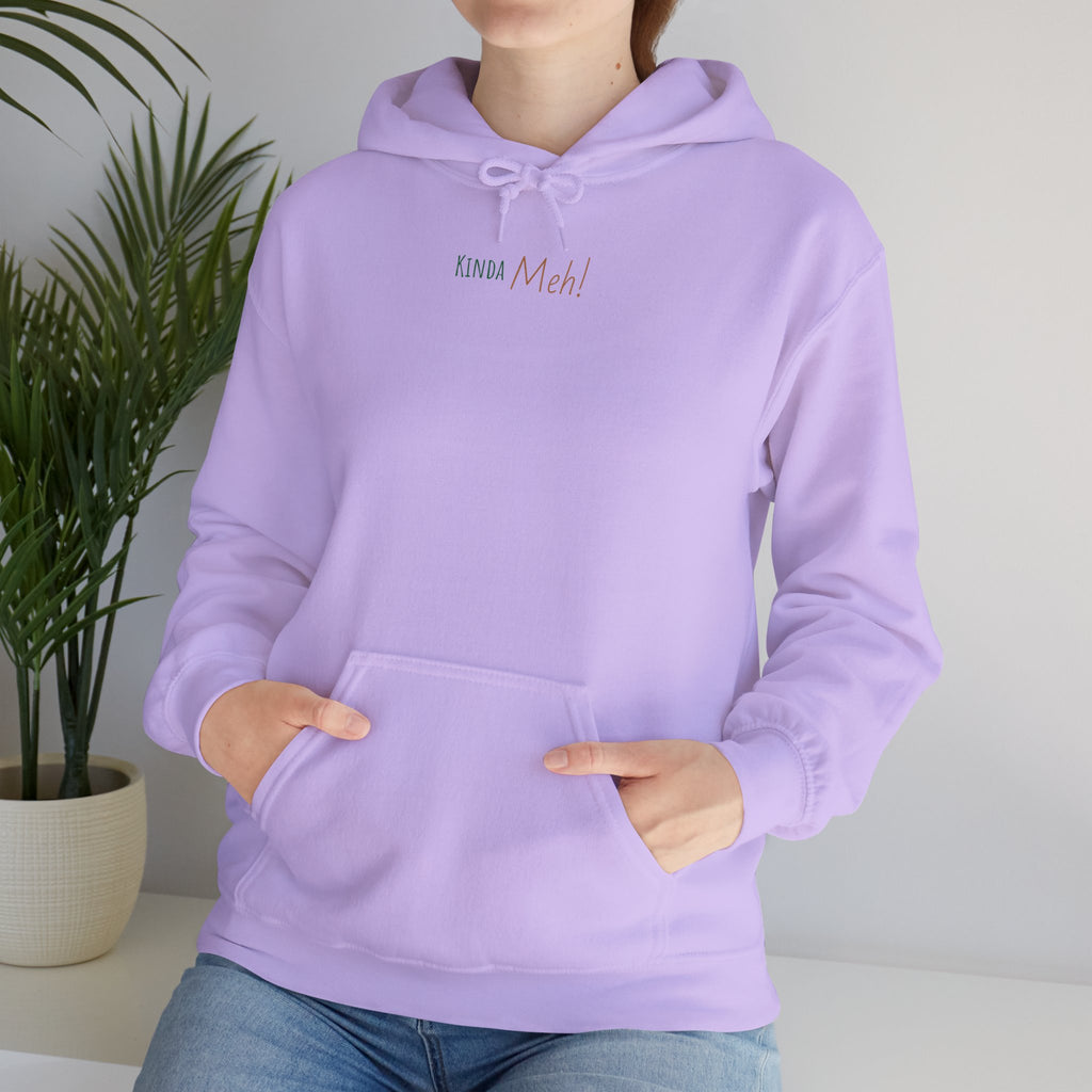 Meh Unisex Hooded Sweatshirt - Light Purple