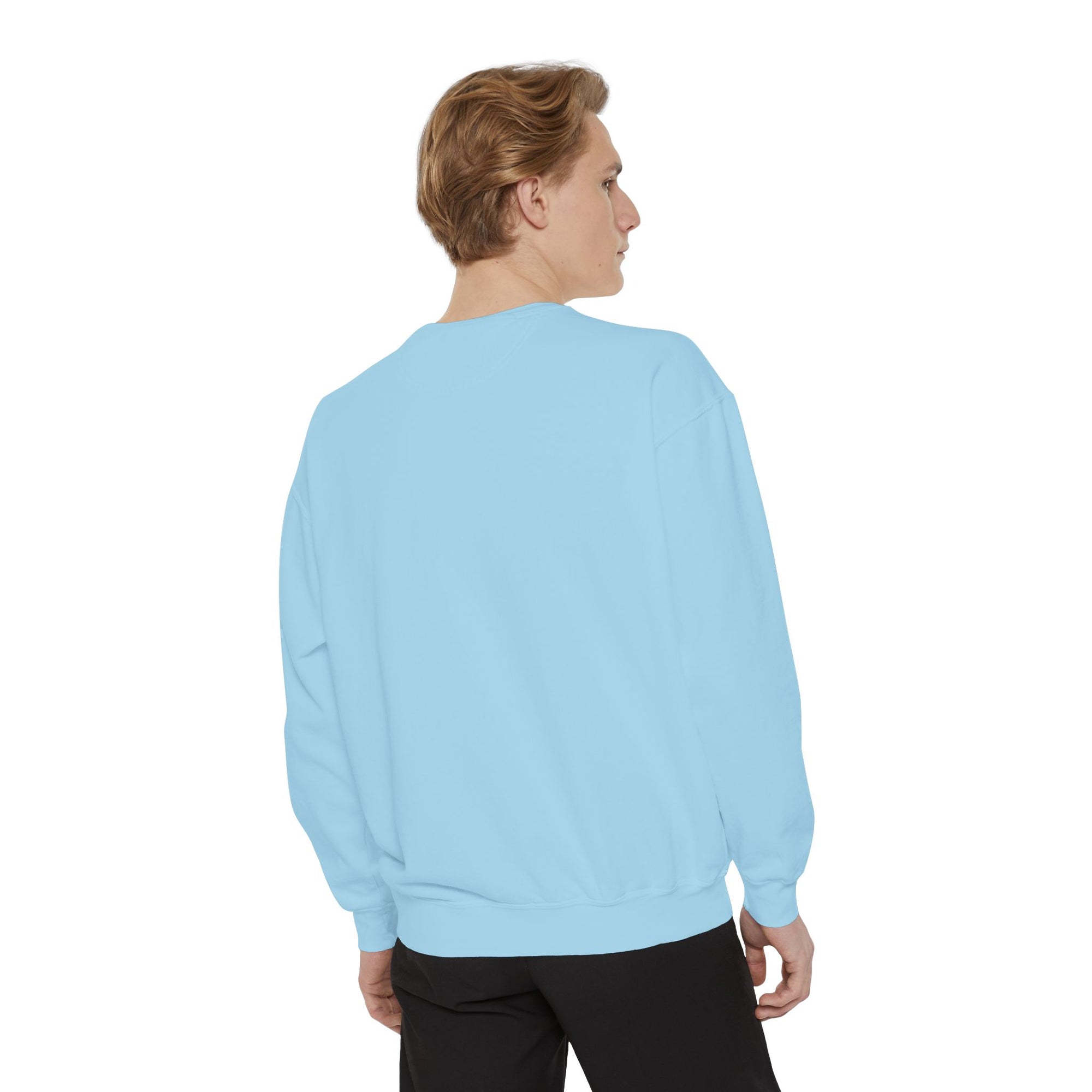 Cozy Garment-Dyed Sweatshirt, Everyday Jumper, Casual Pullover, Comfortable