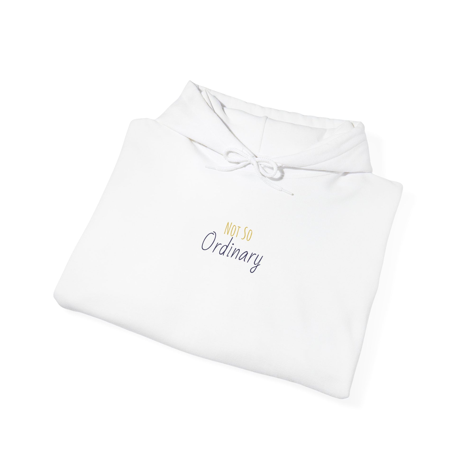 Ordinary Unisex Hooded Sweatshirt - White