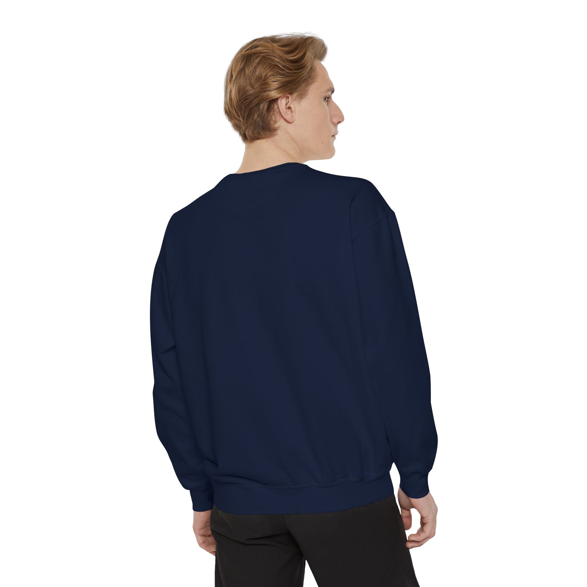 Cozy Garment-Dyed Sweatshirt, Everyday Jumper, Casual Pullover, Comfortable