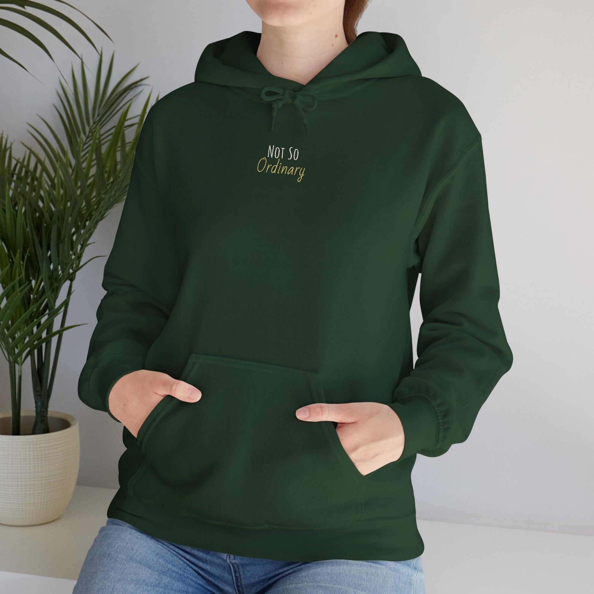 Ordinary Unisex Hooded Sweatshirt - Dark Green