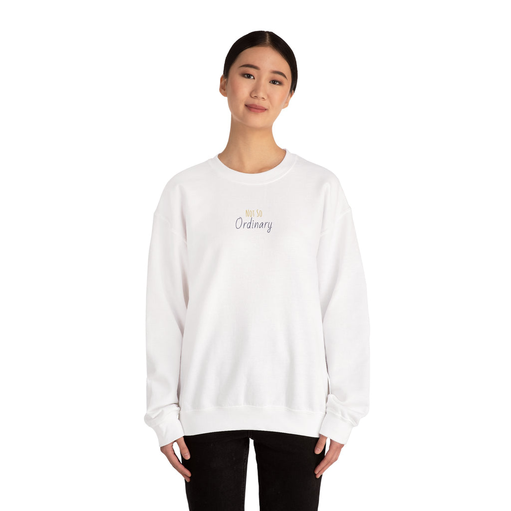 Ordinary Unisex Crewneck Sweatshirt - White