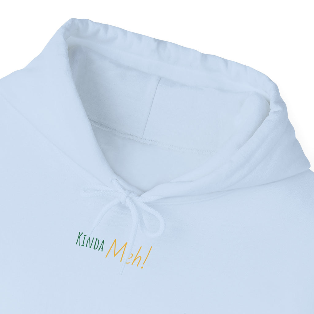 Meh Unisex Hooded Sweatshirt - Light Blue