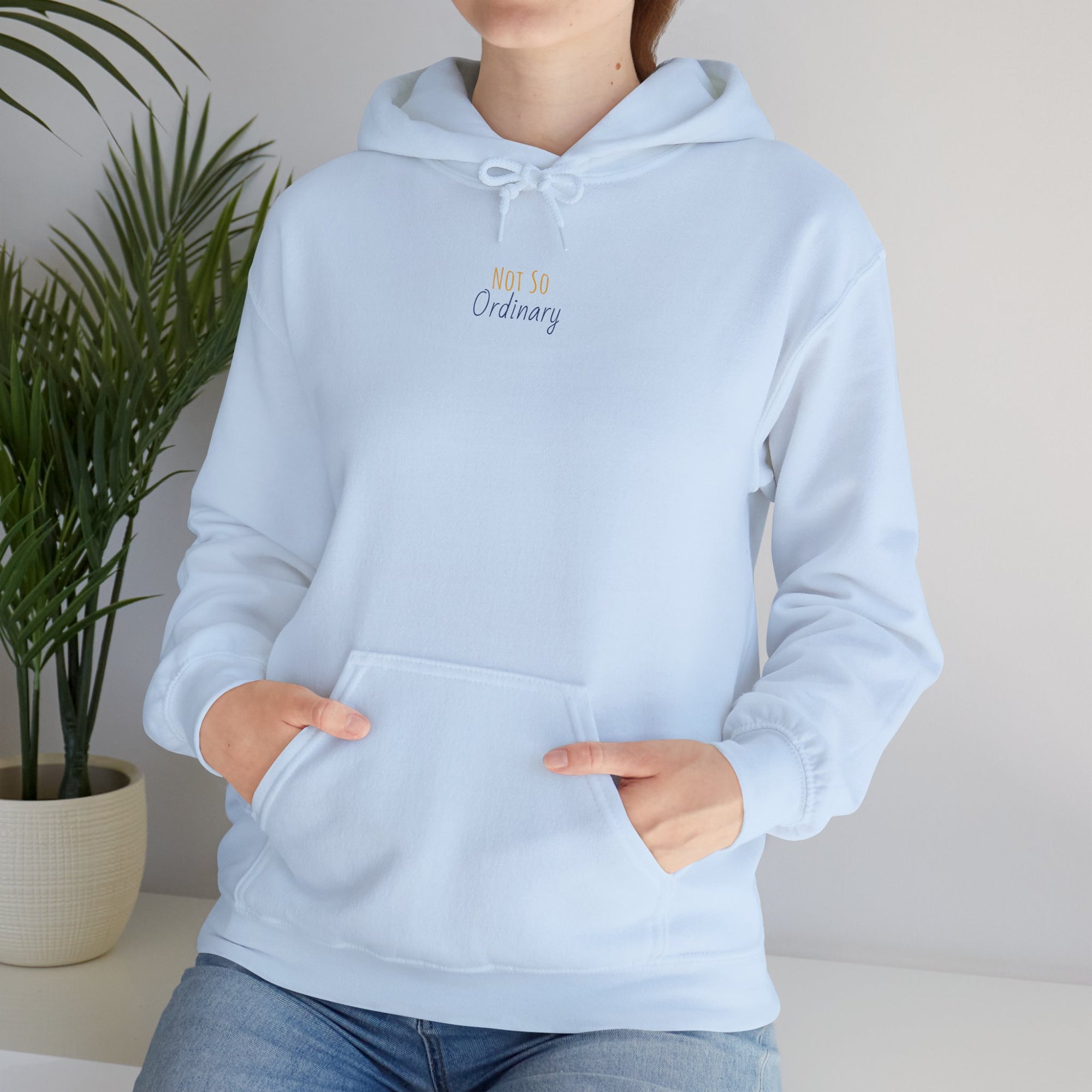 Ordinary Unisex Hooded Sweatshirt - Light Blue