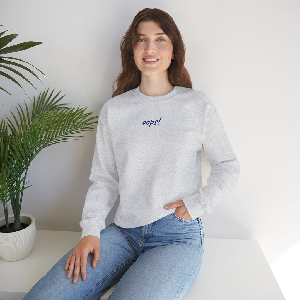 Oops! Unisex Crewneck Sweatshirt - Ash