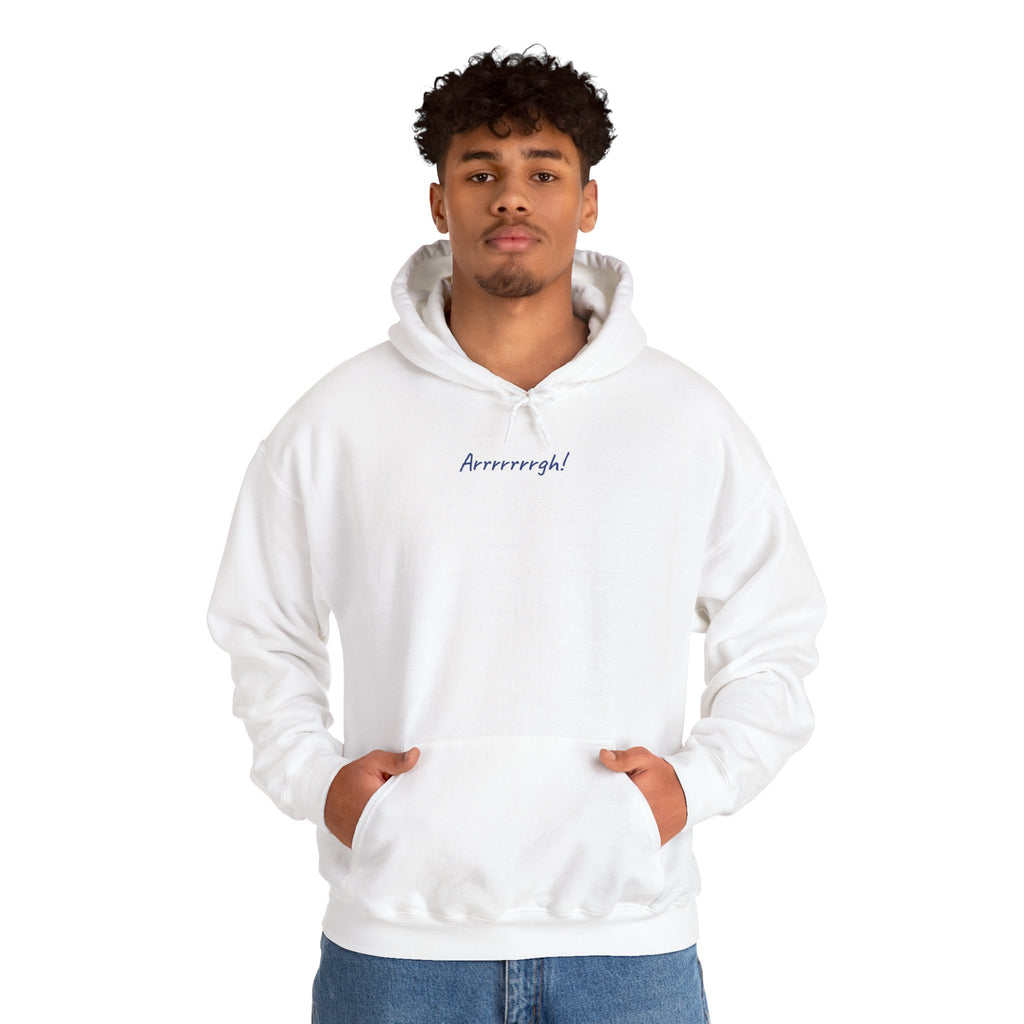 Argh! Unisex Hooded Sweatshirt - White