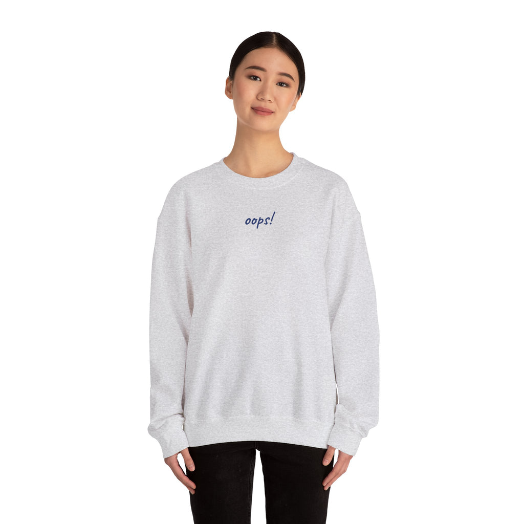 Oops! Unisex Crewneck Sweatshirt - Ash