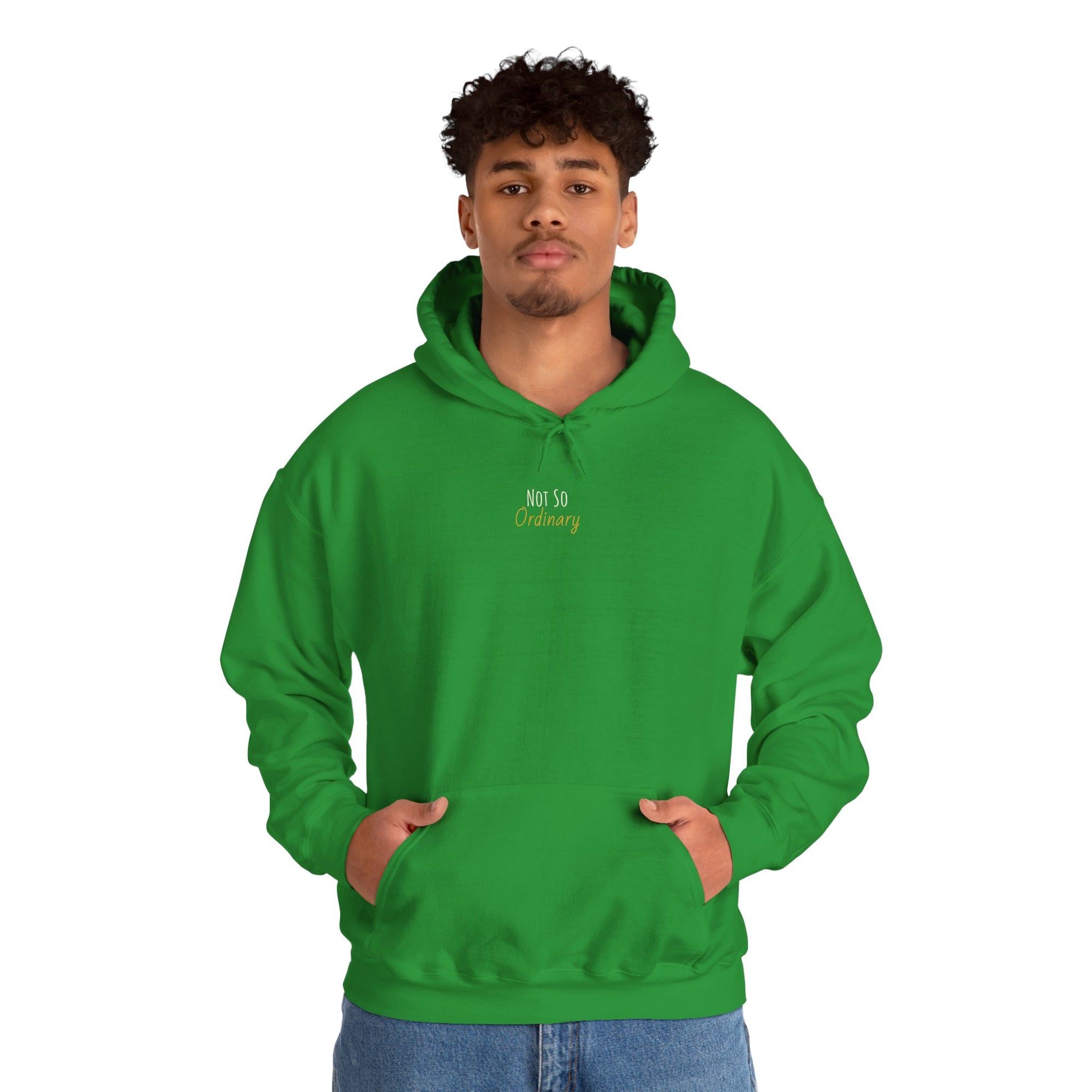 Ordinary Unisex Hooded Sweatshirt - Green