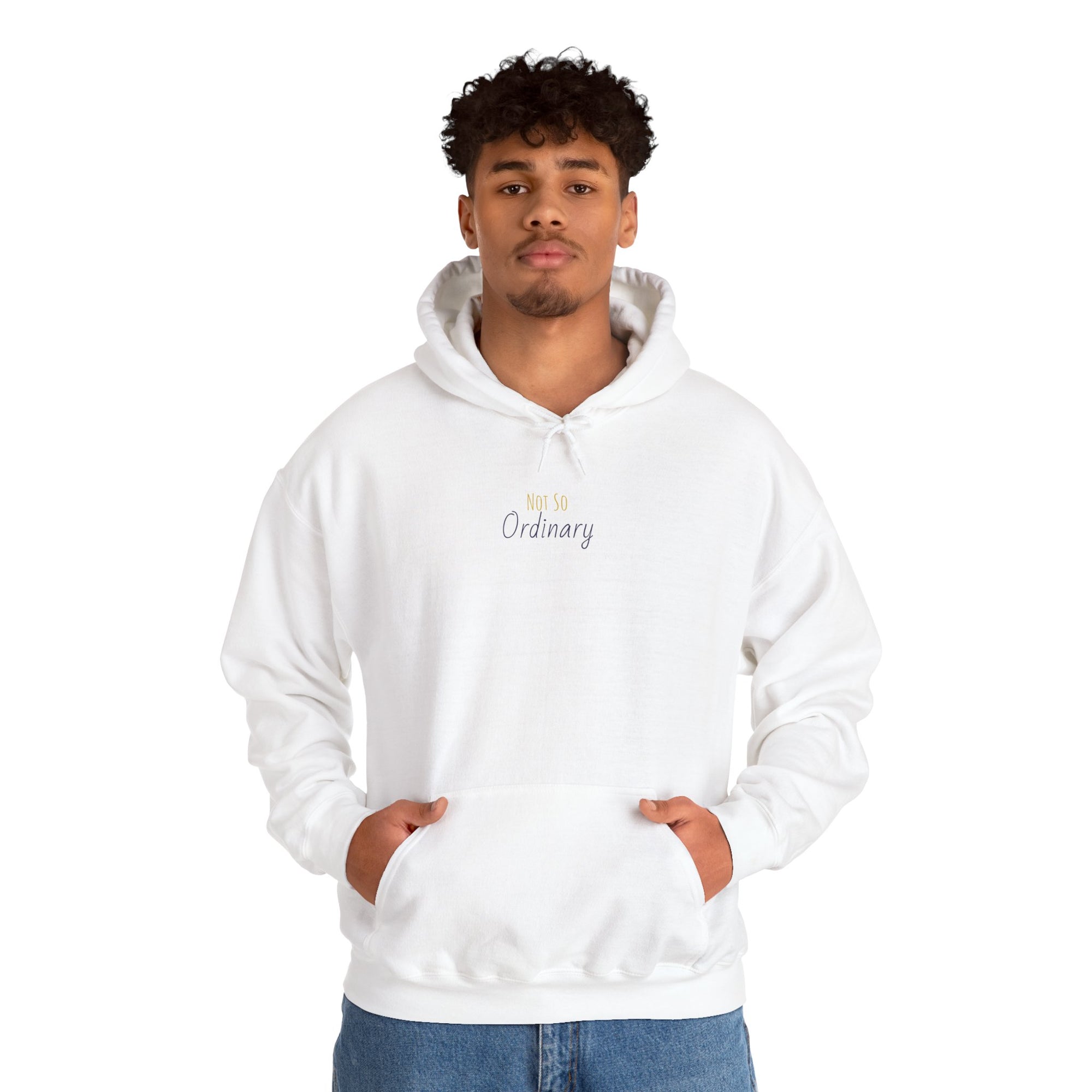 Ordinary Unisex Hooded Sweatshirt - White