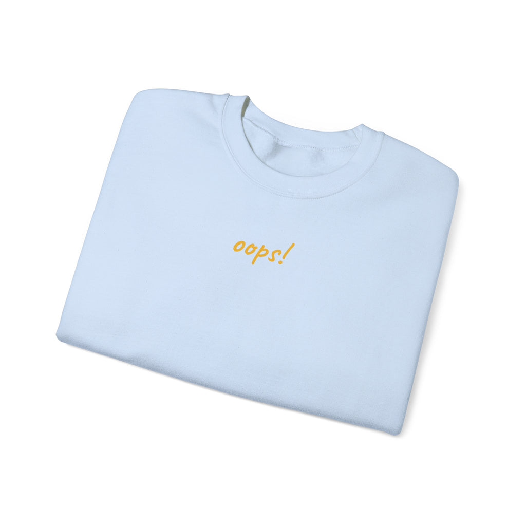 Oops! Unisex Crewneck Sweatshirt - Blue