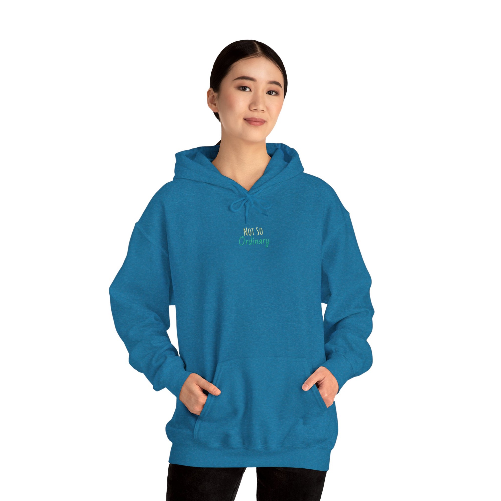 Ordinary Unisex Hooded Sweatshirt - Blue