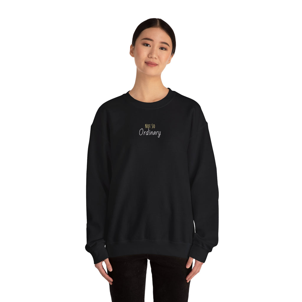 Ordinary Unisex Crewneck Sweatshirt - Black