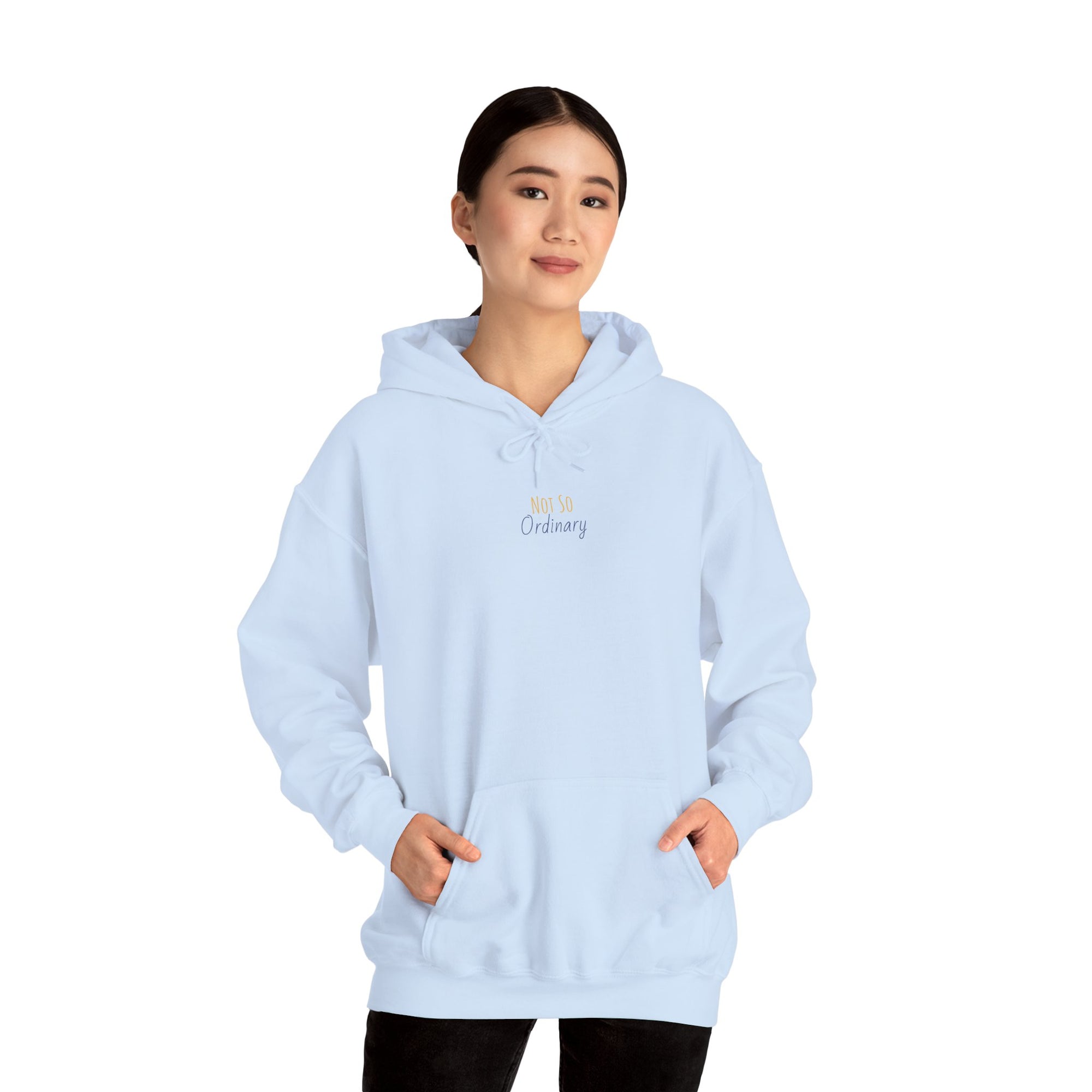 Ordinary Unisex Hooded Sweatshirt - Light Blue